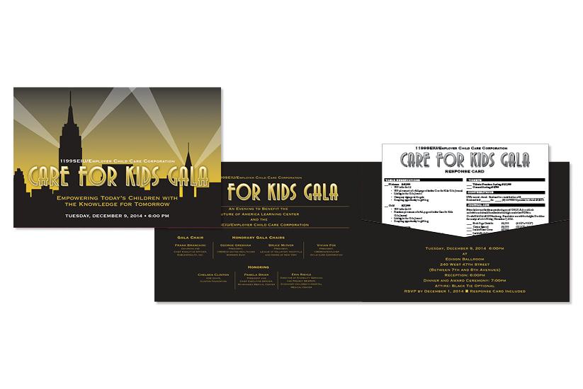 Care for Kids Gala 2014 - Invitation Set